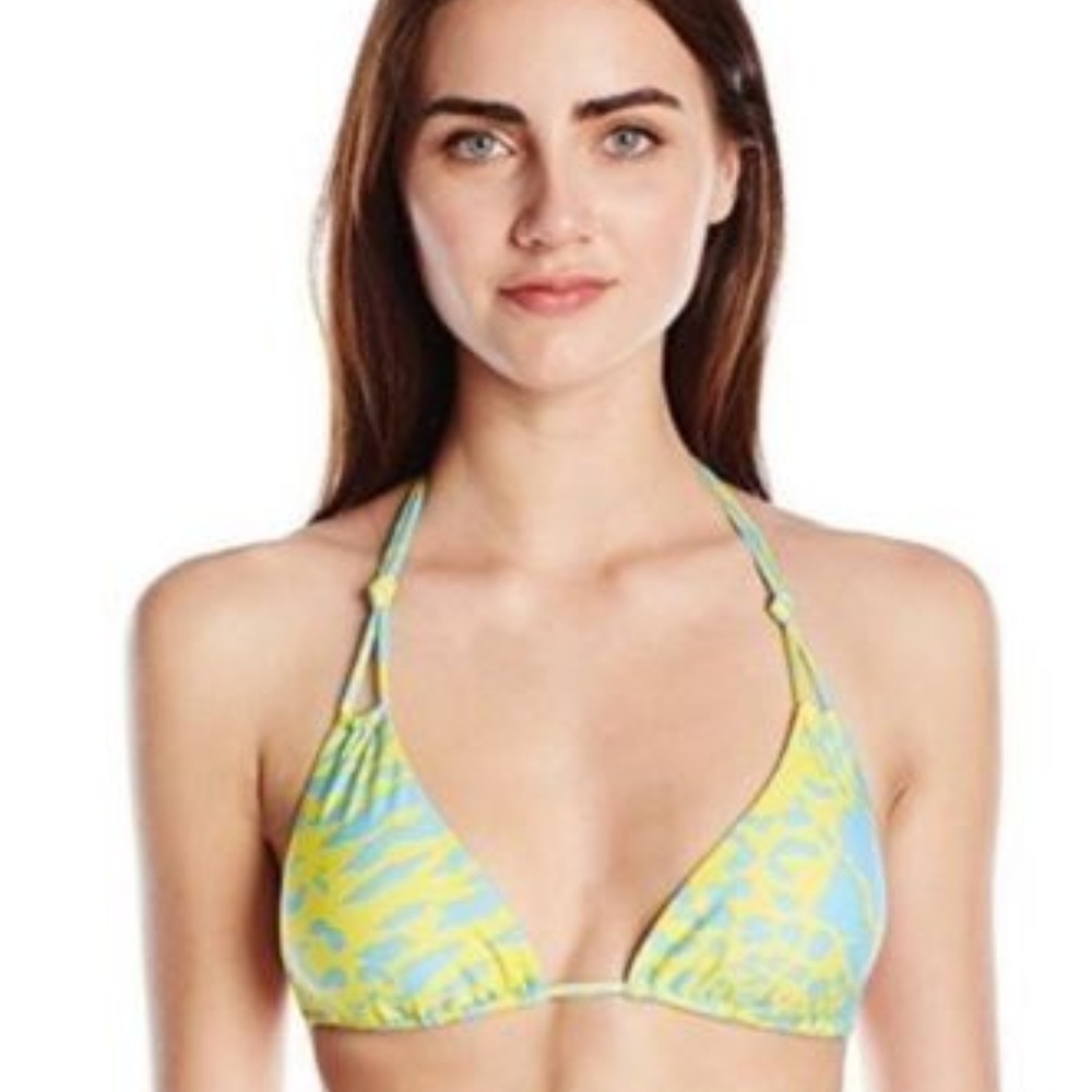 Sauvage Beach Safari Triangle Bikini Top Large